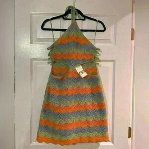ZARA crotchet dress